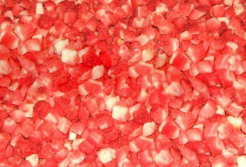 Dry Diced Strawberries 